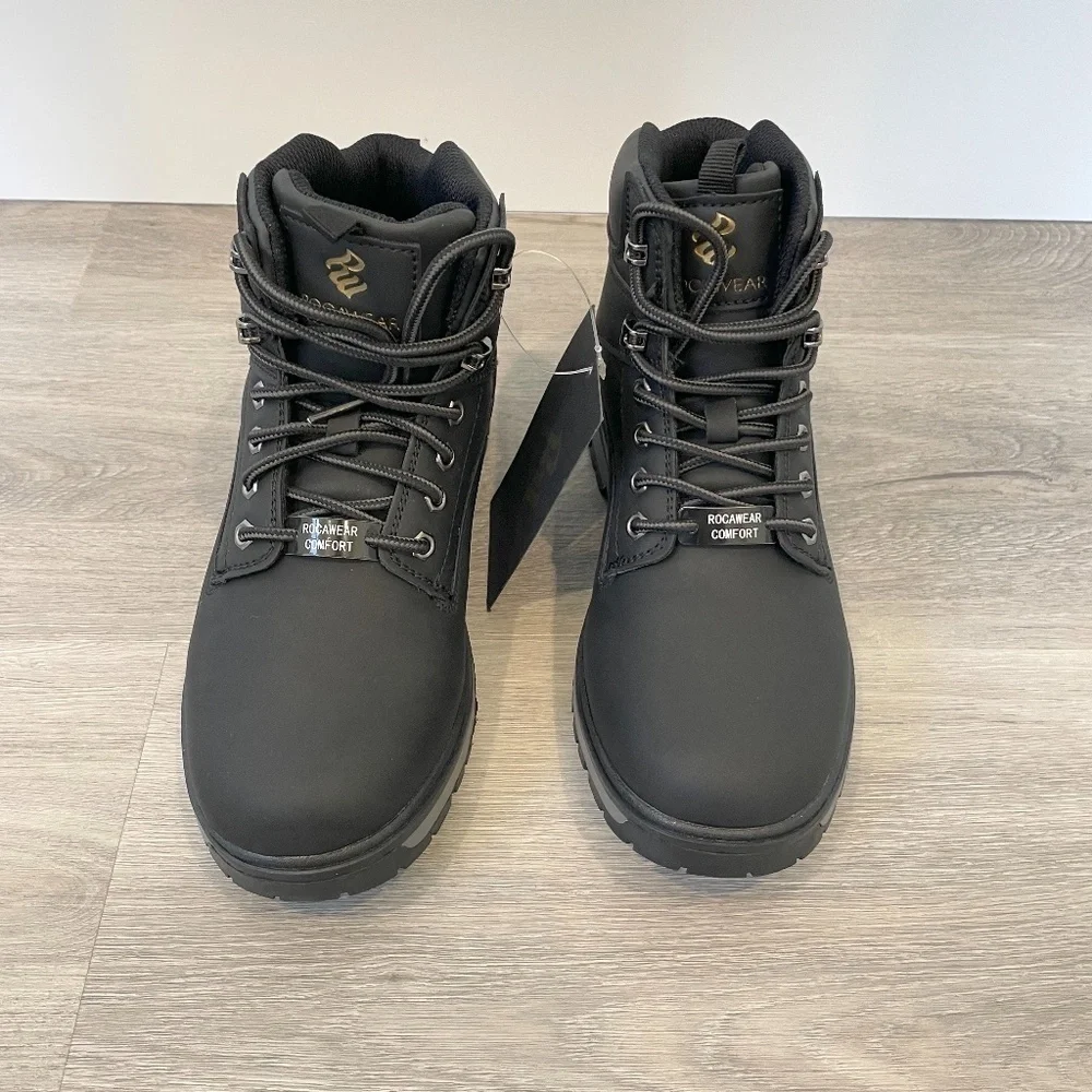 Rocawear Mens Amboy Boot Wheat, Black